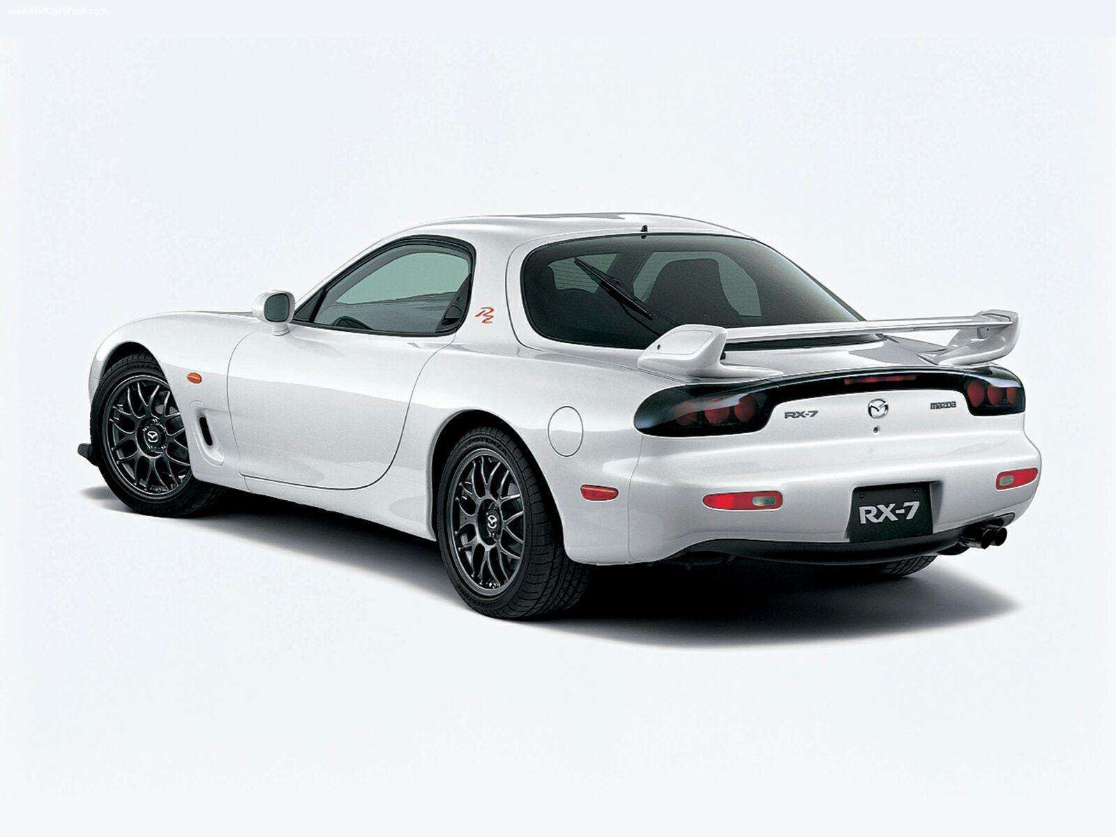 Mazda RX7 White Wallpaper