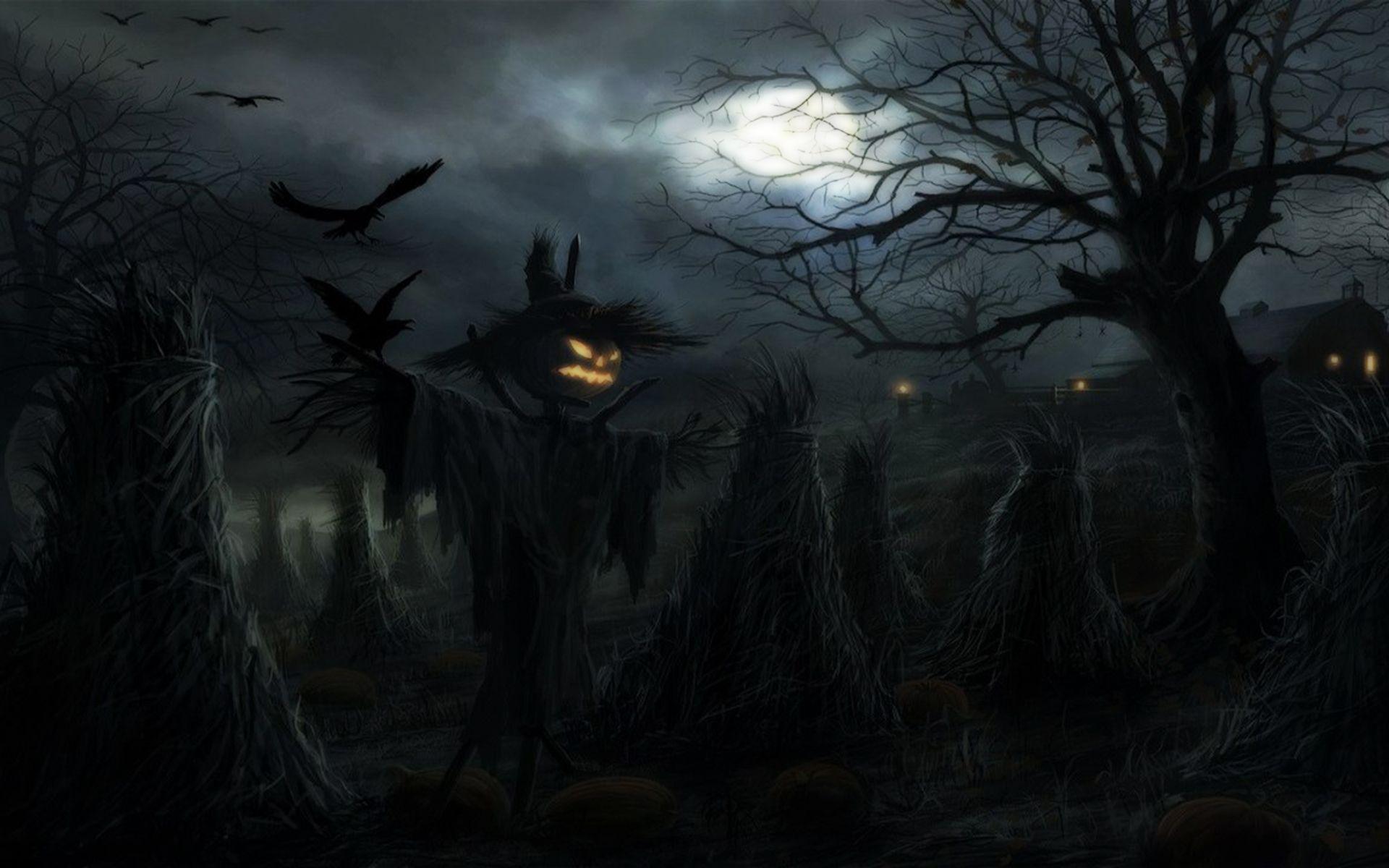 Scary Night Dark Wallpaper