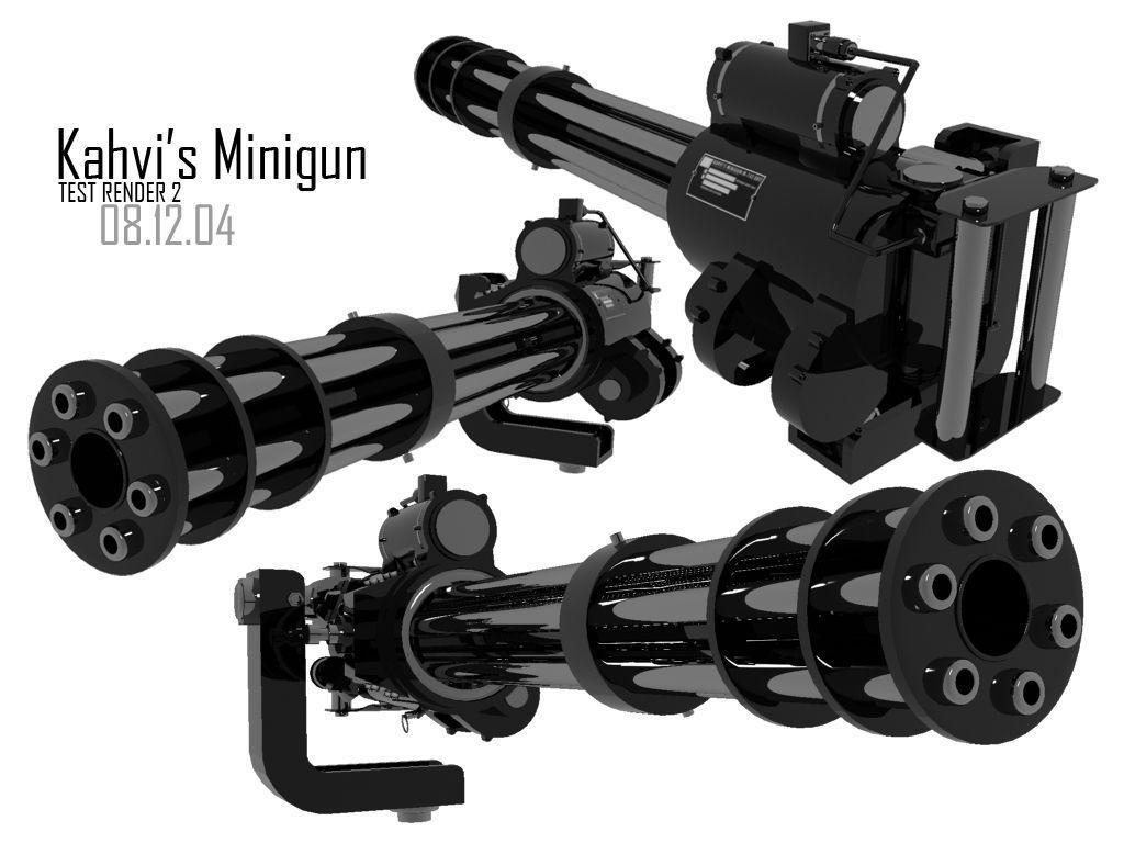 image For > M134 Minigun Handheld