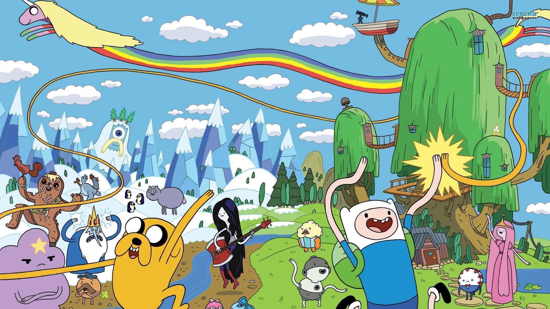 adventure time background