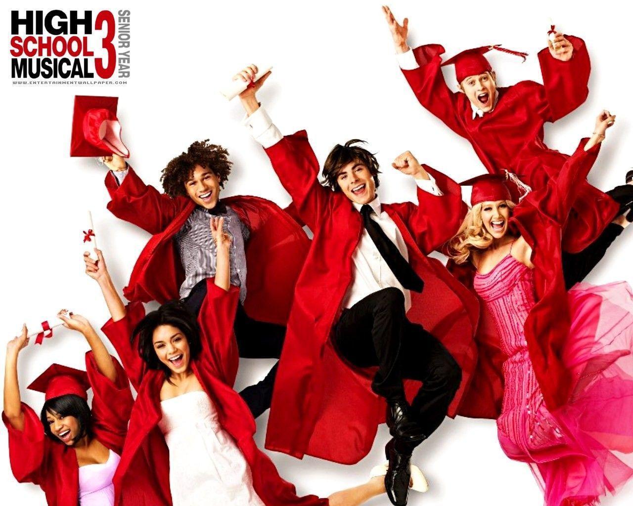 high school musical 3 senior & T.V Shows Wallpaper