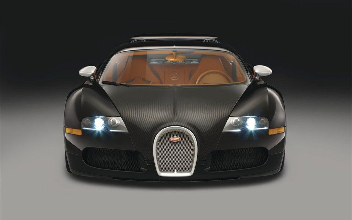 Wallpaper For > Black Bugatti Veyron Wallpaper