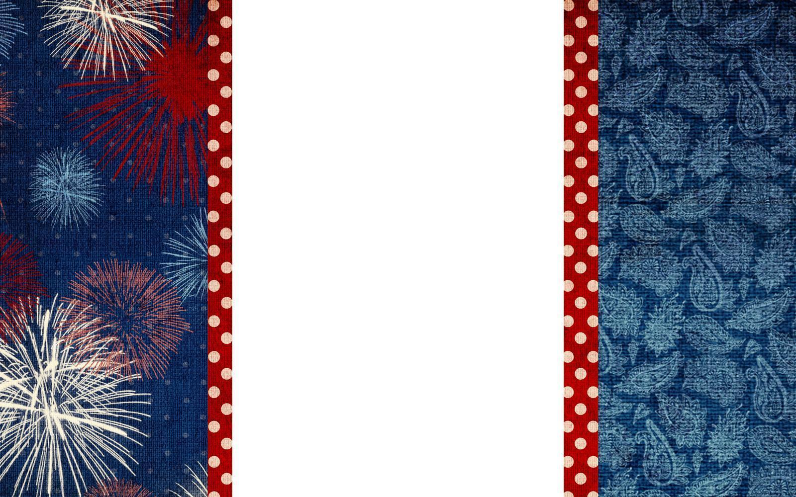 4th Of July Fireworks White Backgrounds