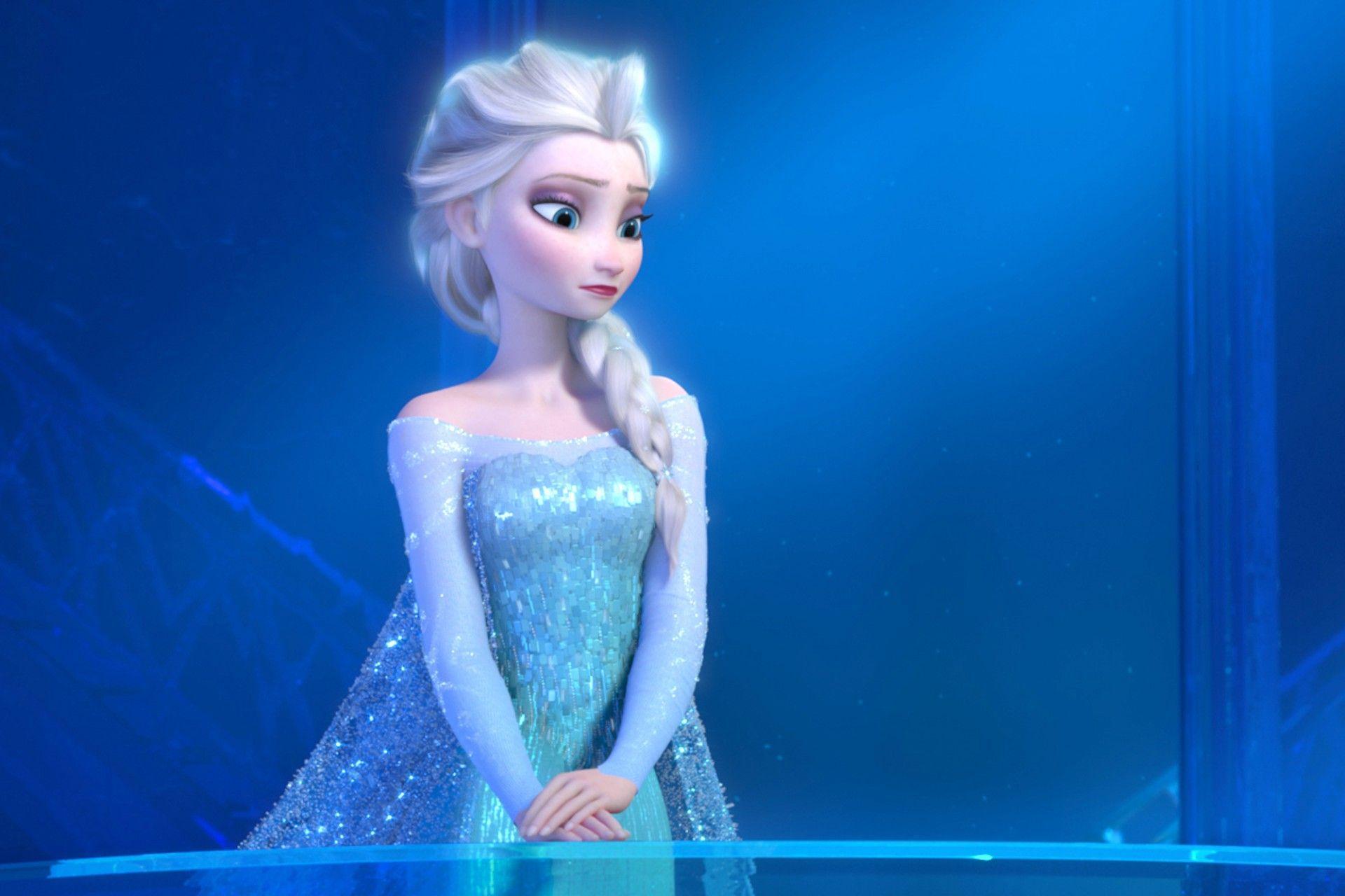 Sad Face Elsa From Disney Frozen Movie Wallpaper. TanukinoSippo