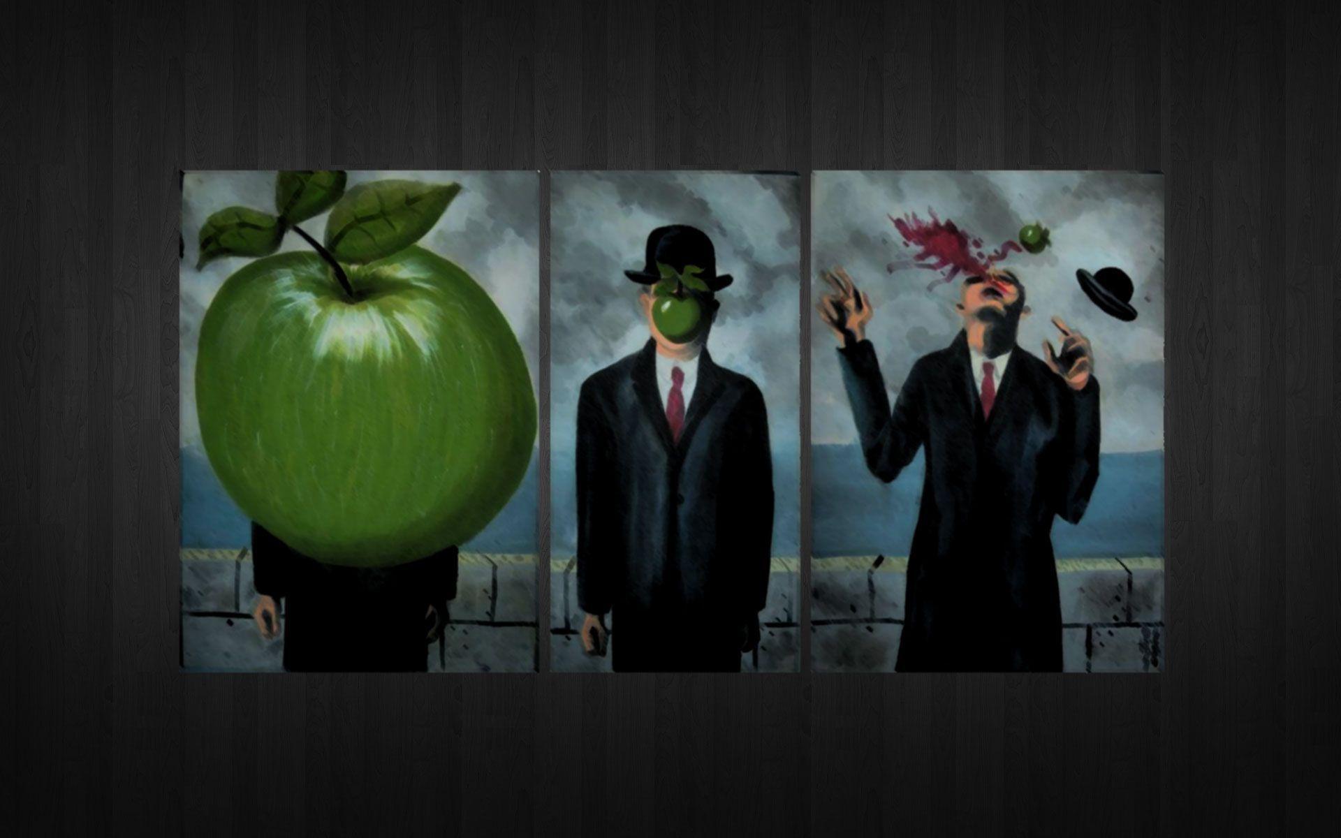 The Image of Parody Rene Magritte Son Of Man Fresh HD Wallpaper
