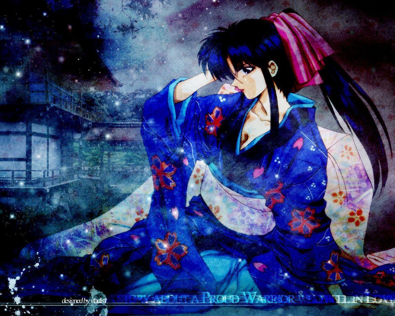 Samurai X Rurouni Kenshin Kaoru Image Wallpaper Download Logo