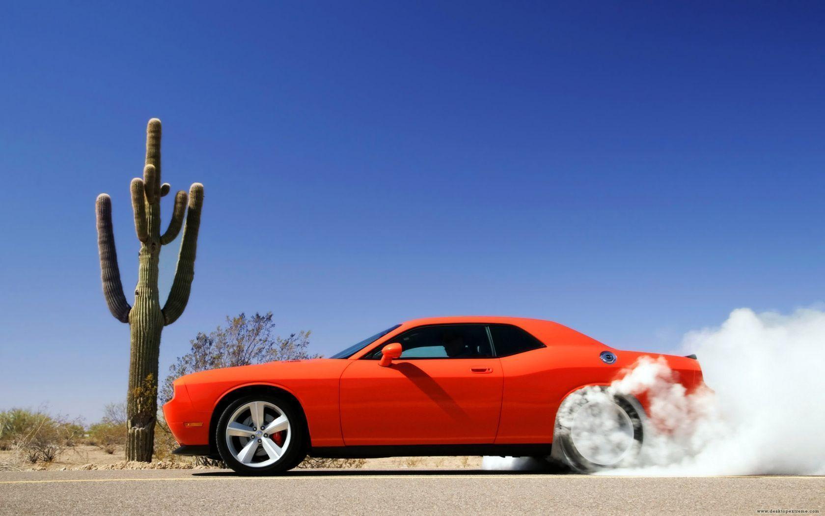 Dodge challenger burnout