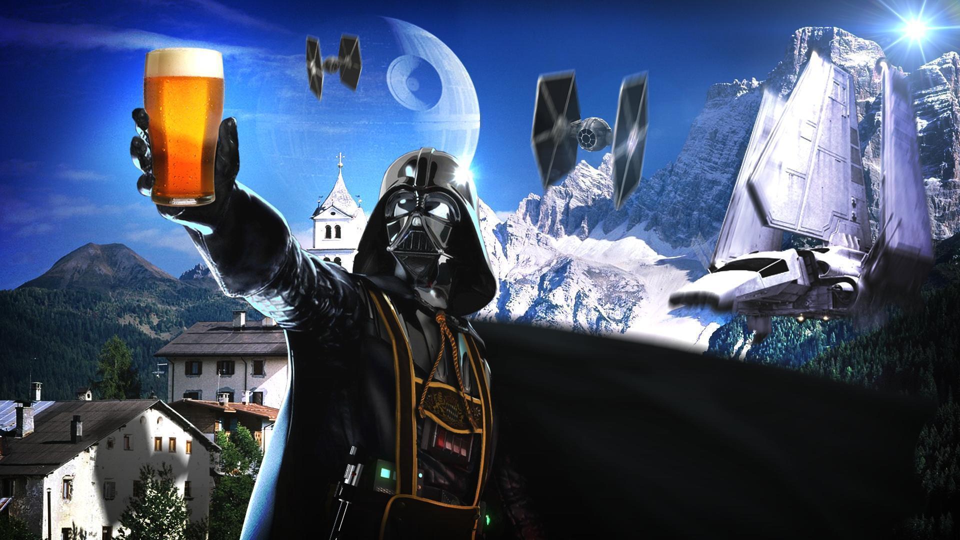 HD Beers Star Wars Darth Vader Sith German Alps Sci Fi Science