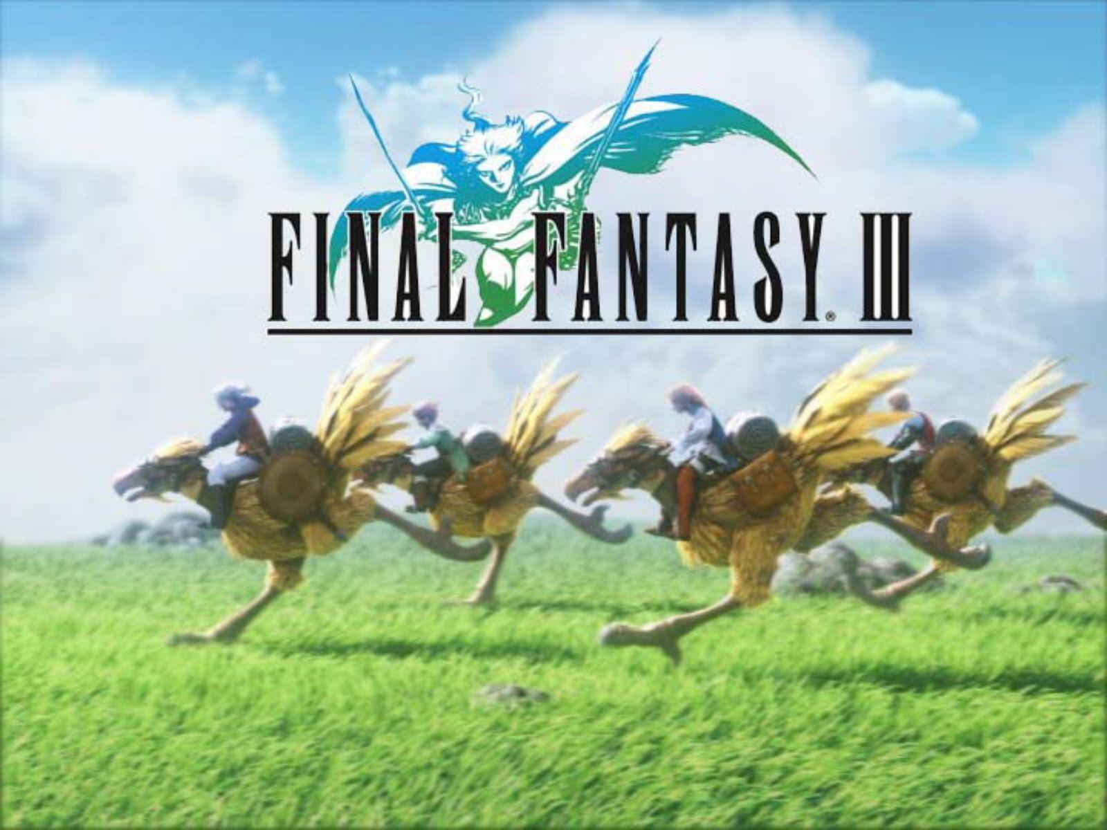 Final Fantasy III DS Remake Out Now For Kindle Fire, PSP PlayStation