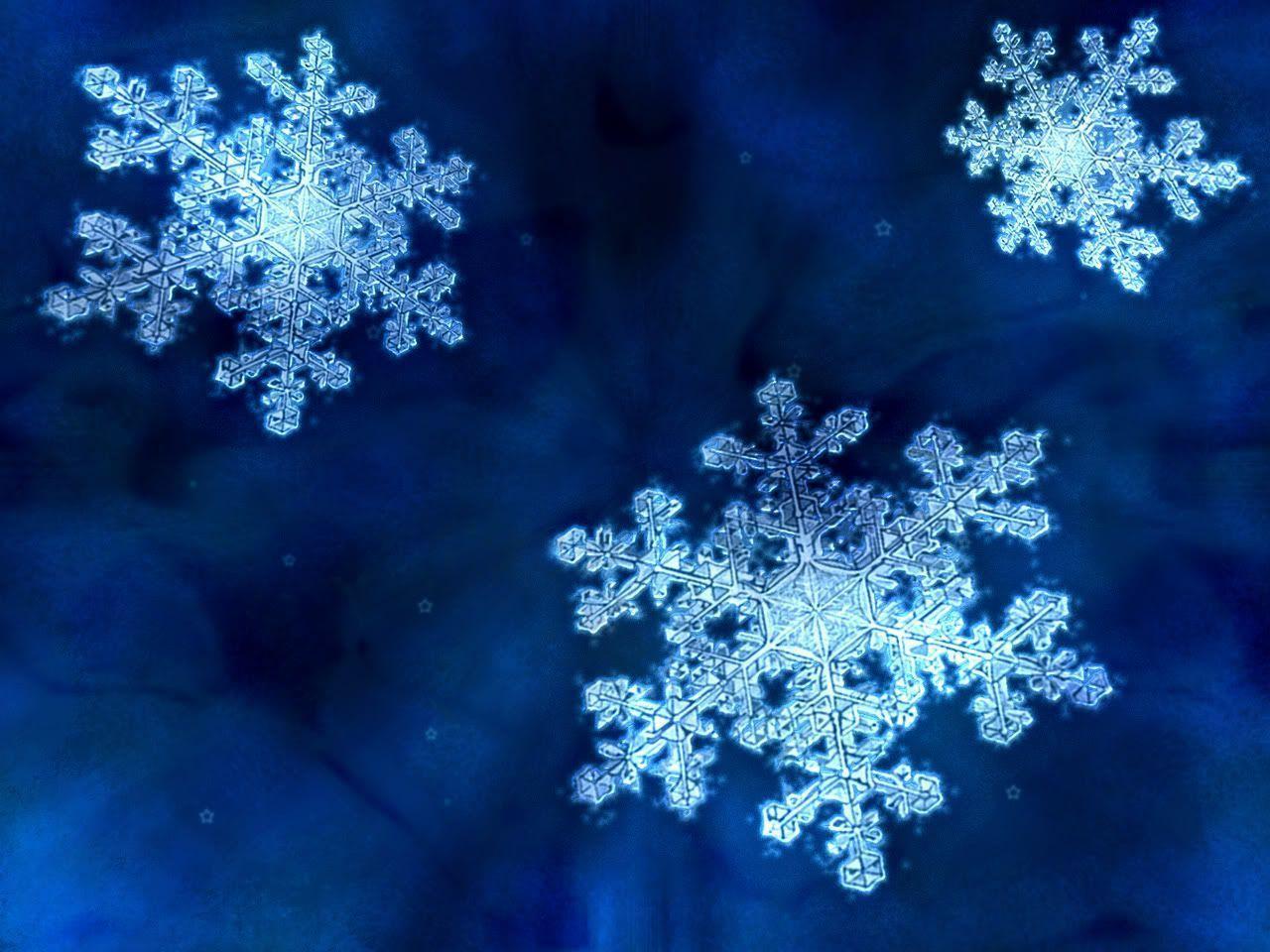 Wallpaper For > Snowflake Background For Desktop