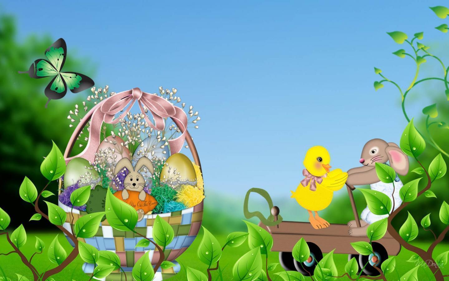 Easter Surprises 1080P Wallpaper 1440x900 For 17 Inch Widescreen