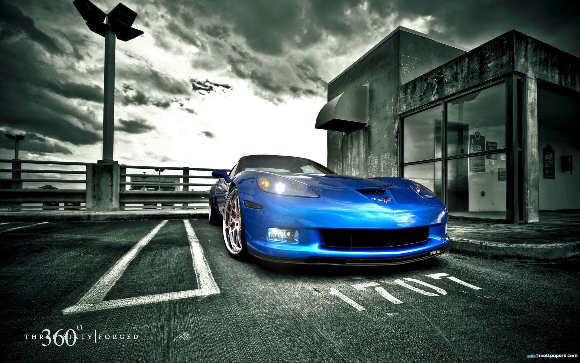 Free Download Nice Blue Sports Car Wallpaper in 1920x1200 resolutions