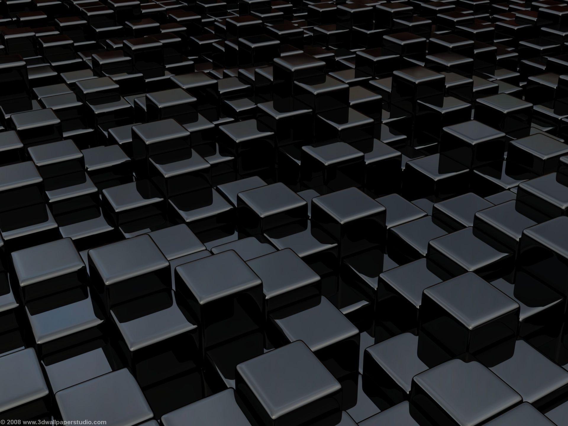 Wallpaper For > Cool 3D Wallpaper Black