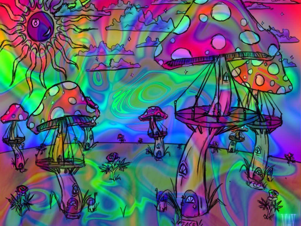 Image For > Trippy Mushrooms Wallpapers