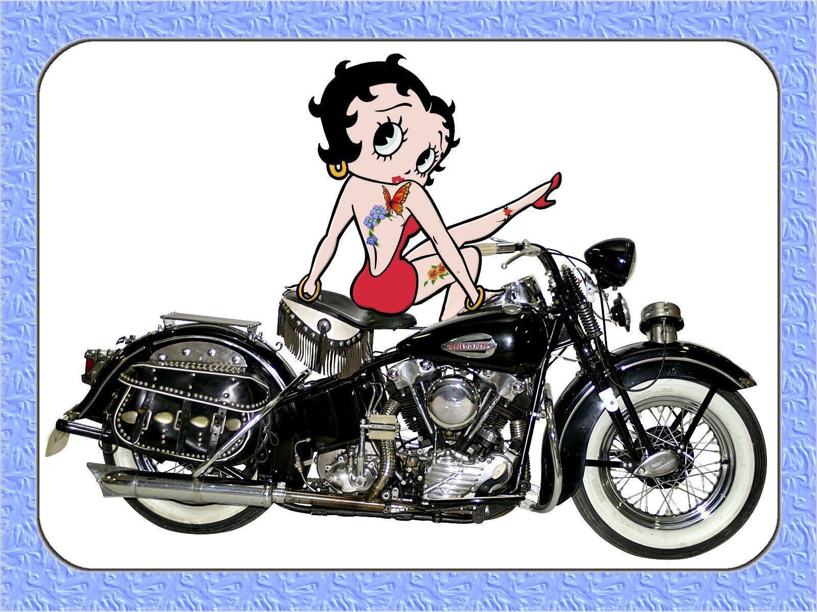 Betty Boop Motorcycle Wallpaper