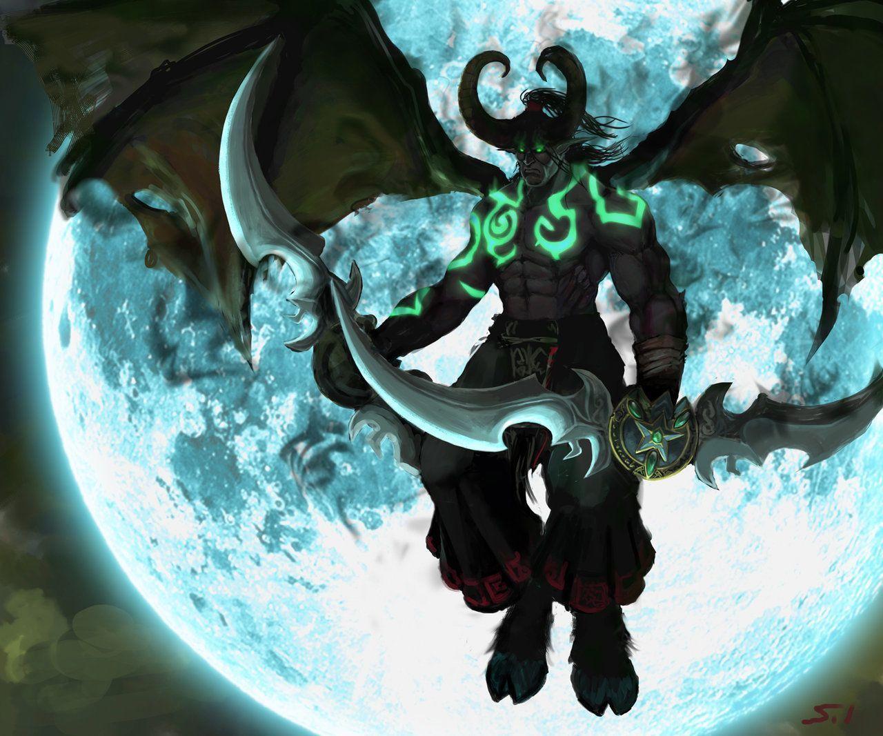 Illidan Stormrage World Of Warcraft Wallpaper