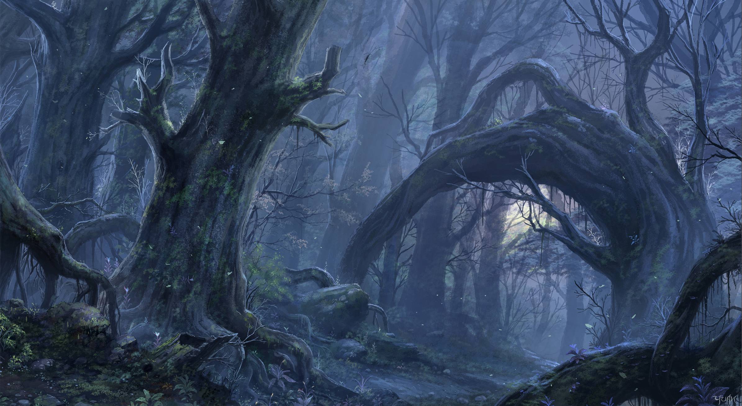 Fantasy Forest Wallpaper HD Resolution
