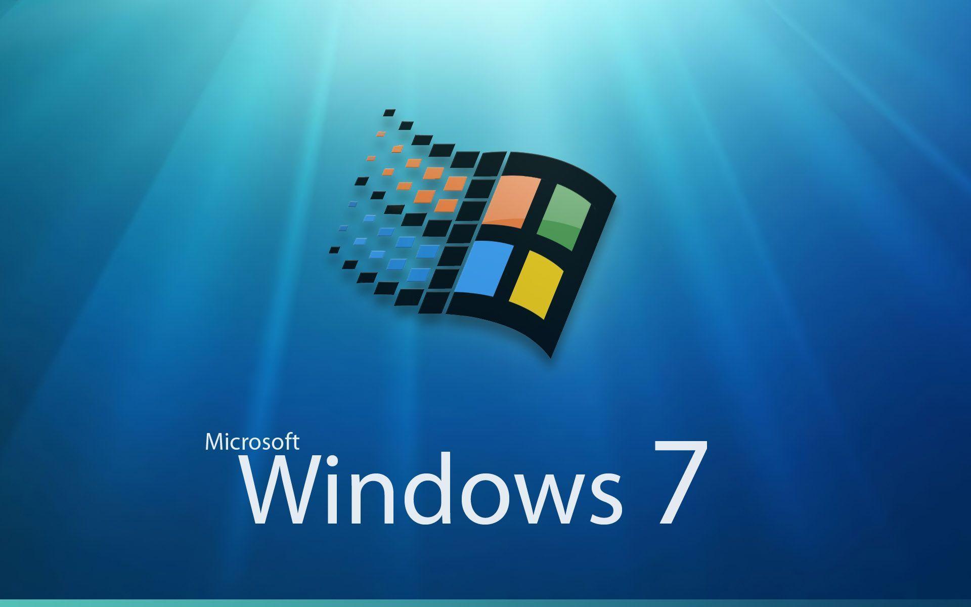 Microsoft Windows 7 logo Desktop wallpaper 1600x1200