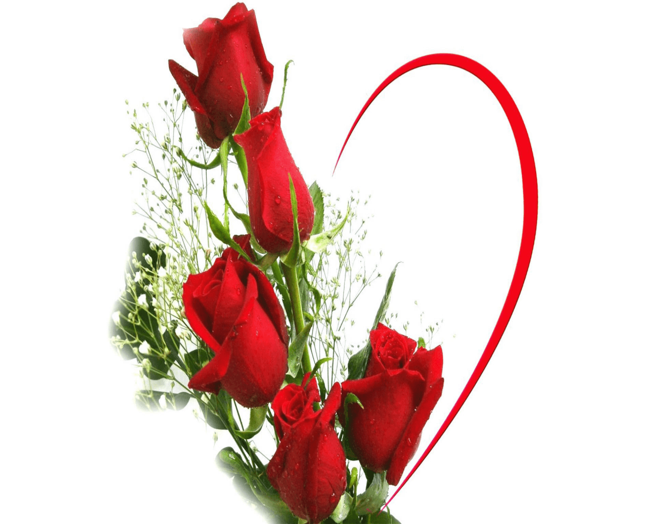 image For > Love Flower Wallpaper For Desktop