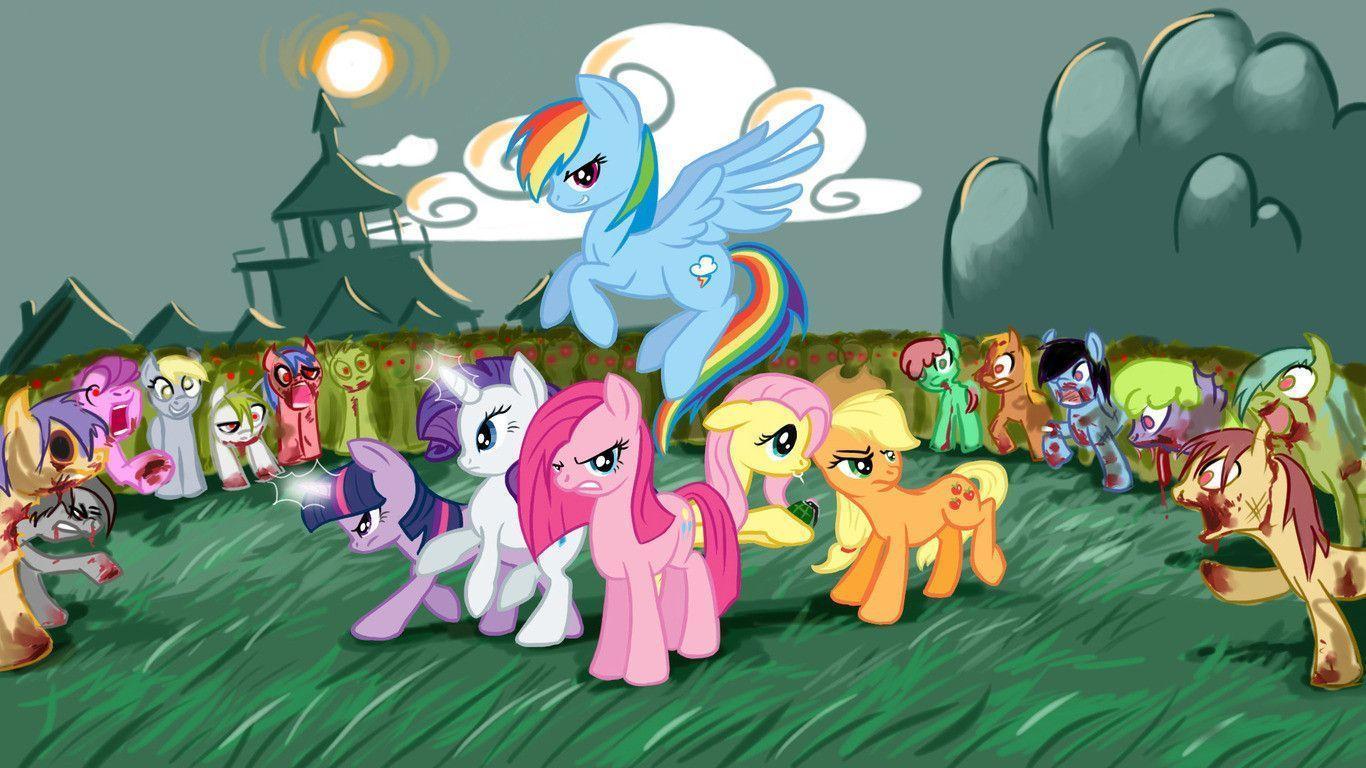 My Little Pony Zombies Are Magic Desktop Background