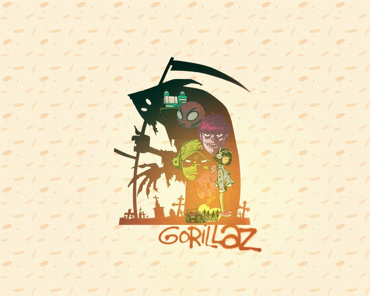 Gorillaz By Pzydek Music Wallpaper