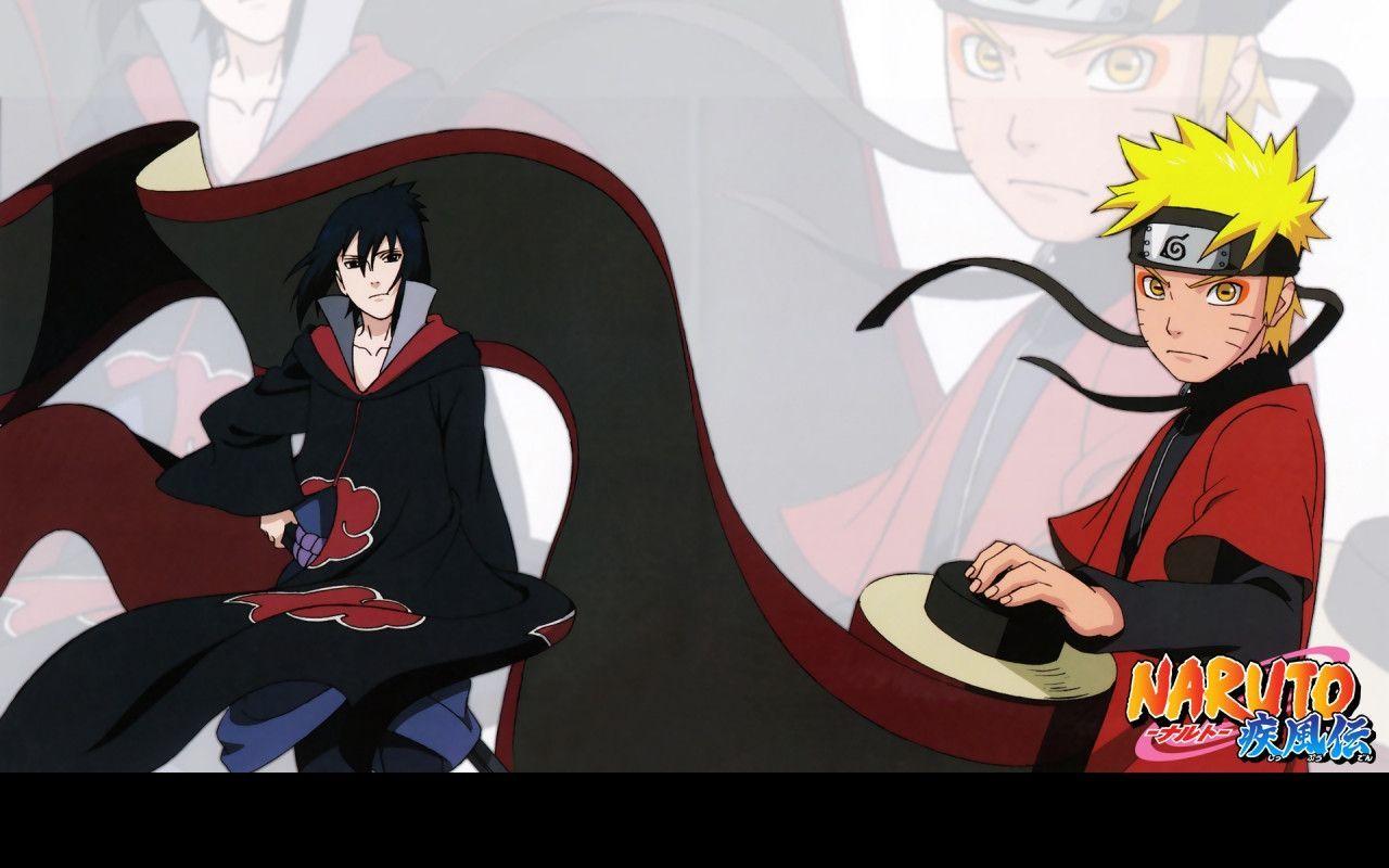 Sasuke and Naruto Shippuuden Wallpaper