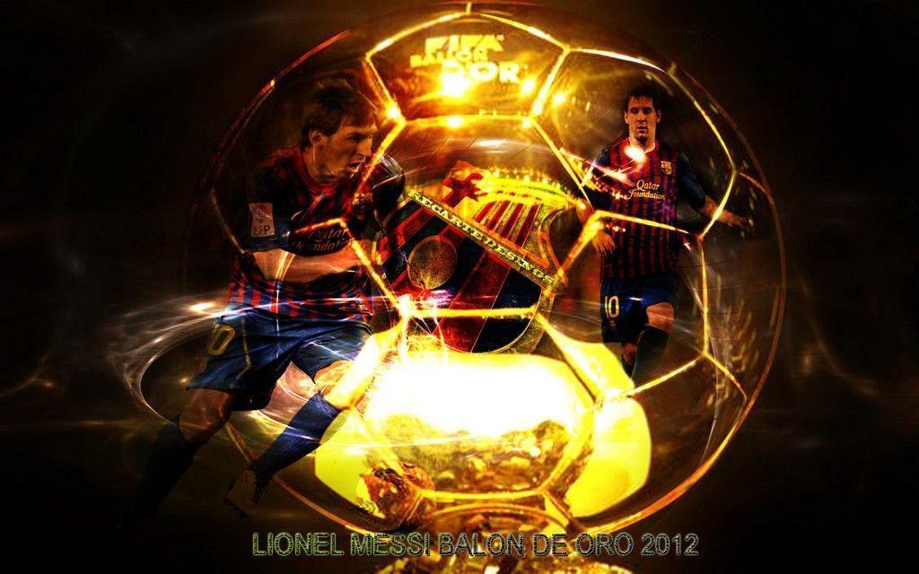 Lionel Messi Balon De Or 2011 2012 HD Desktop Wallpaper