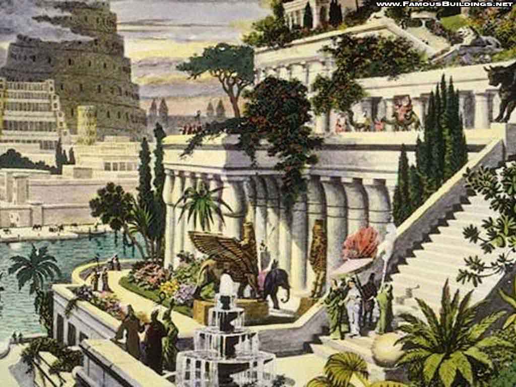 Pix For > Hanging Gardens Of Babylon Wallpaper