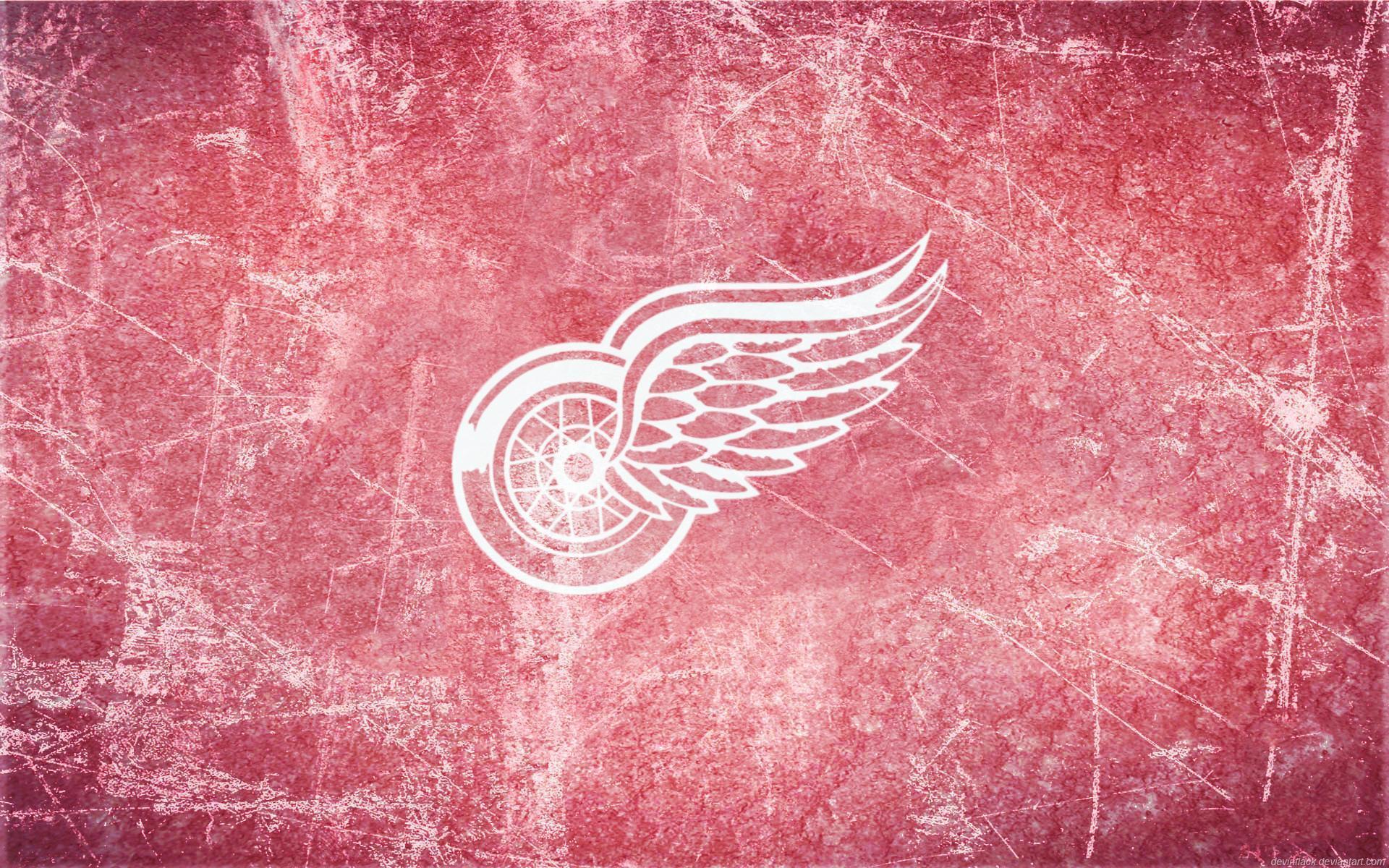 Red Wings Update Ice Wallpaper