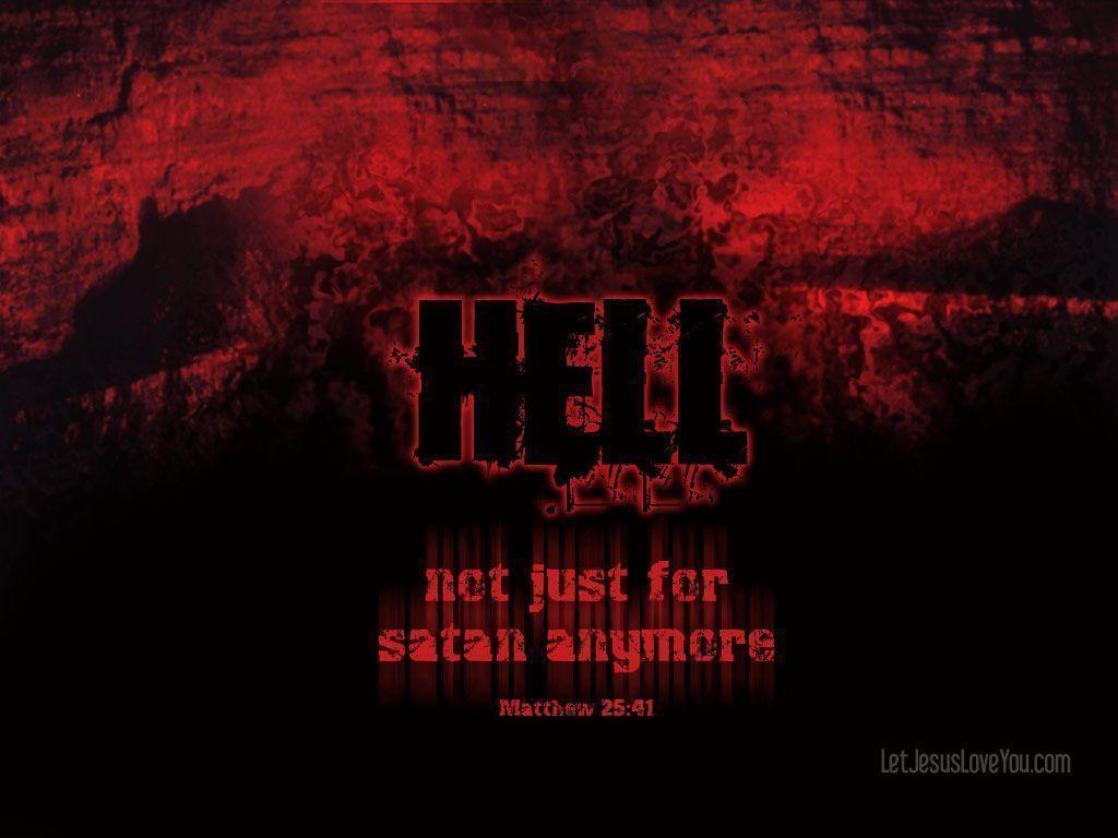 Christian Graphic: Hell Wallpaper