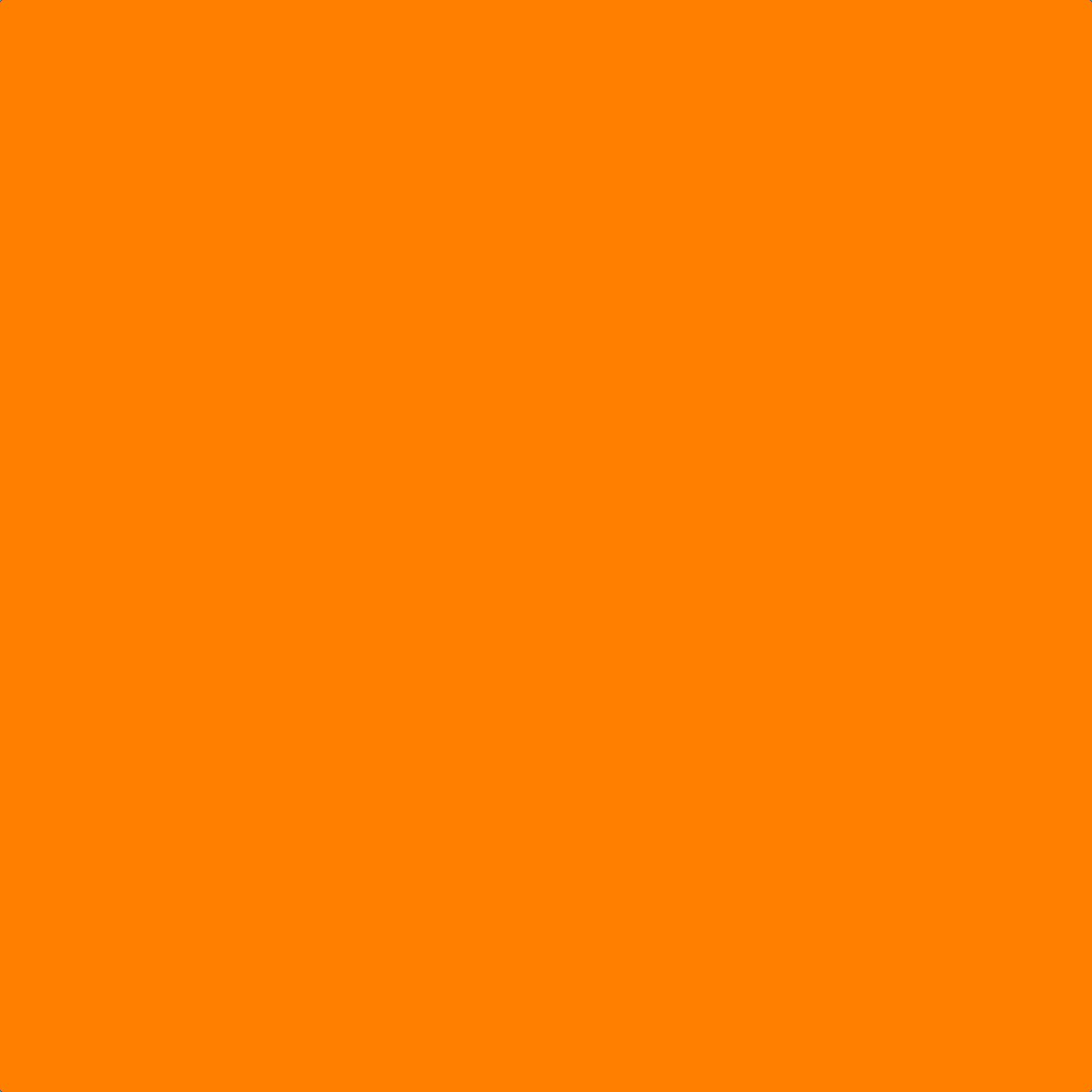 Bright Plain Neon Orange Background