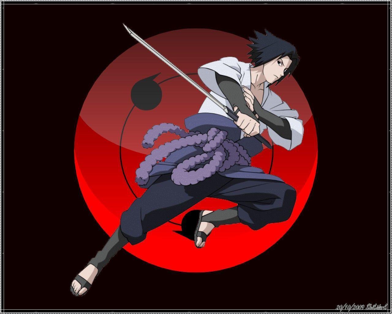 The Sharingan Ninja: Sasuke Shippuden Anime Picture