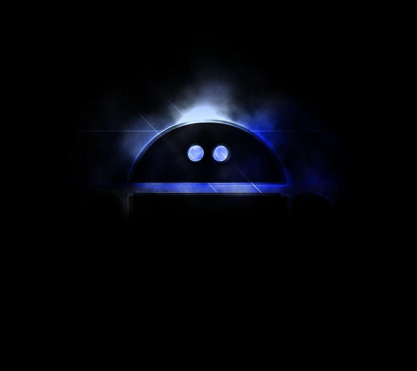 Androids in the dark cool wallpaper