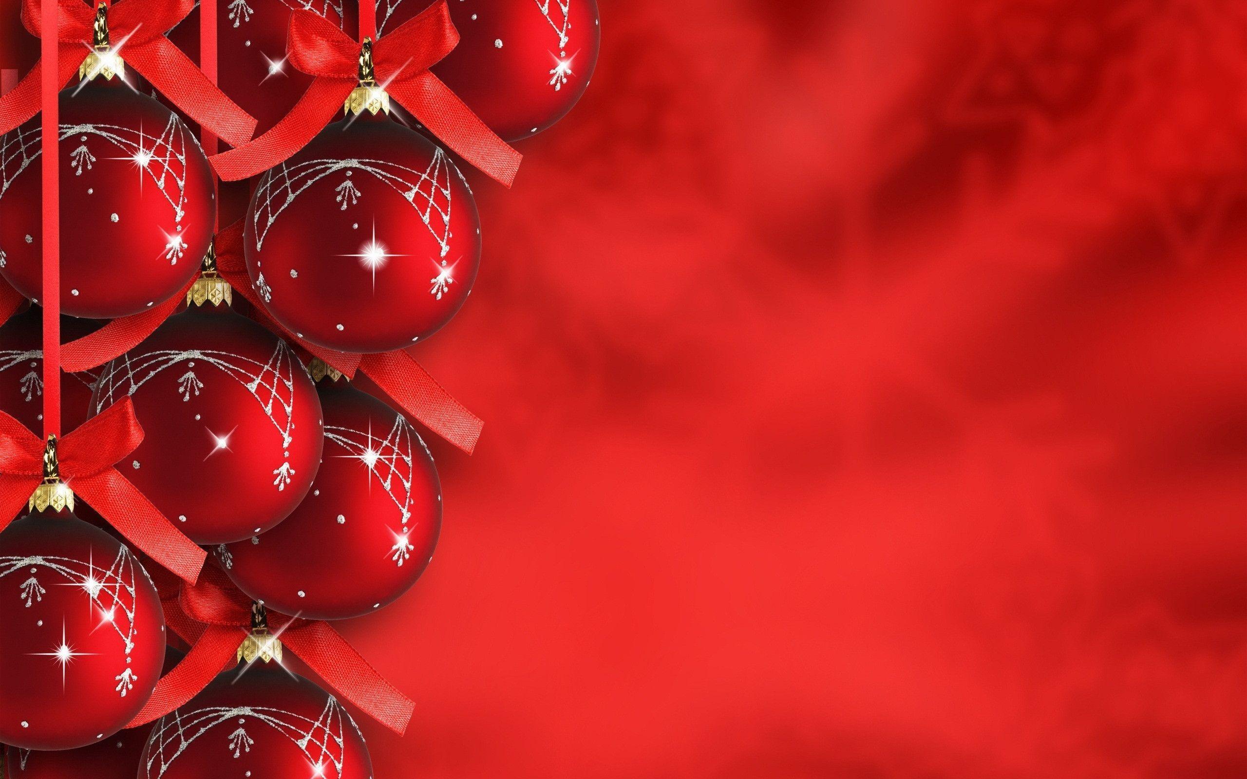 Xmas Stuff For > Red Christmas Decorations Wallpaper
