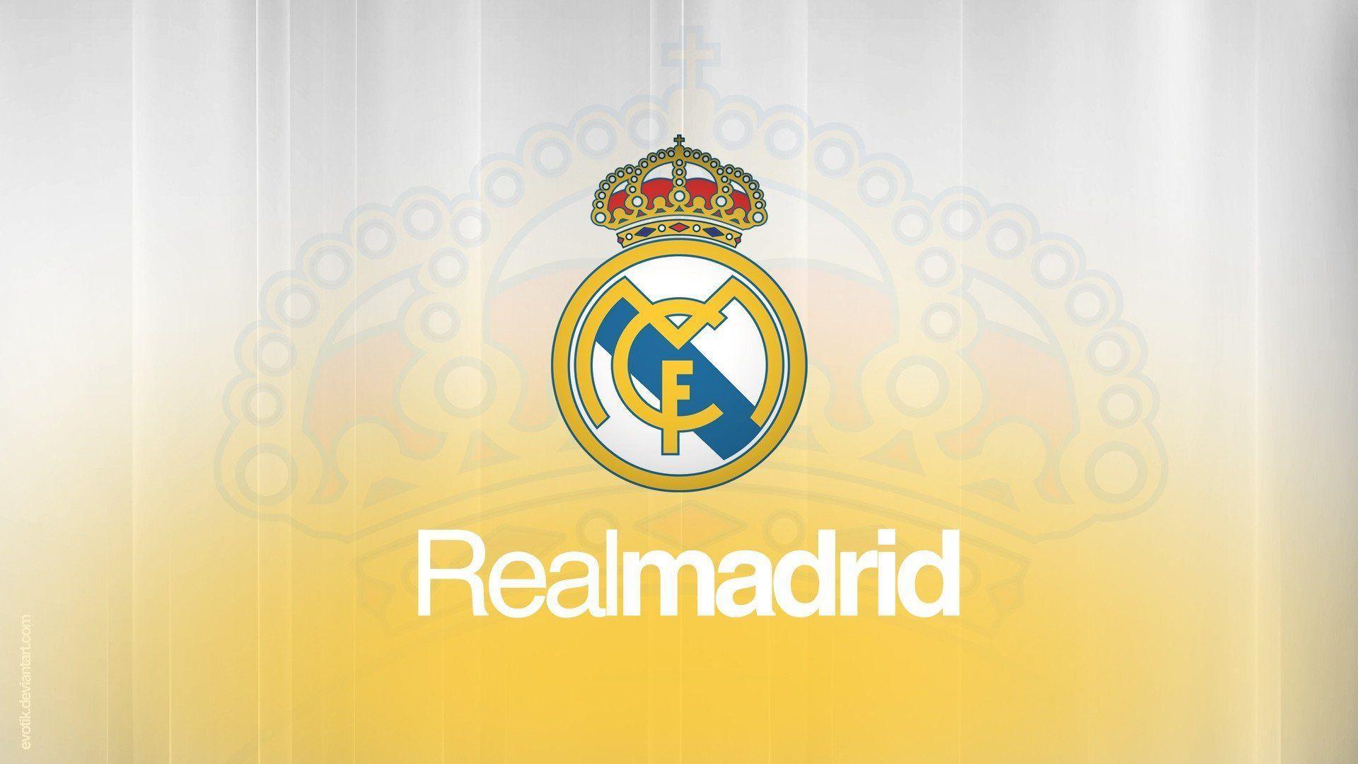 Real Madrid FC Football Logo HD Wallpaper. Football HD Wallpaper