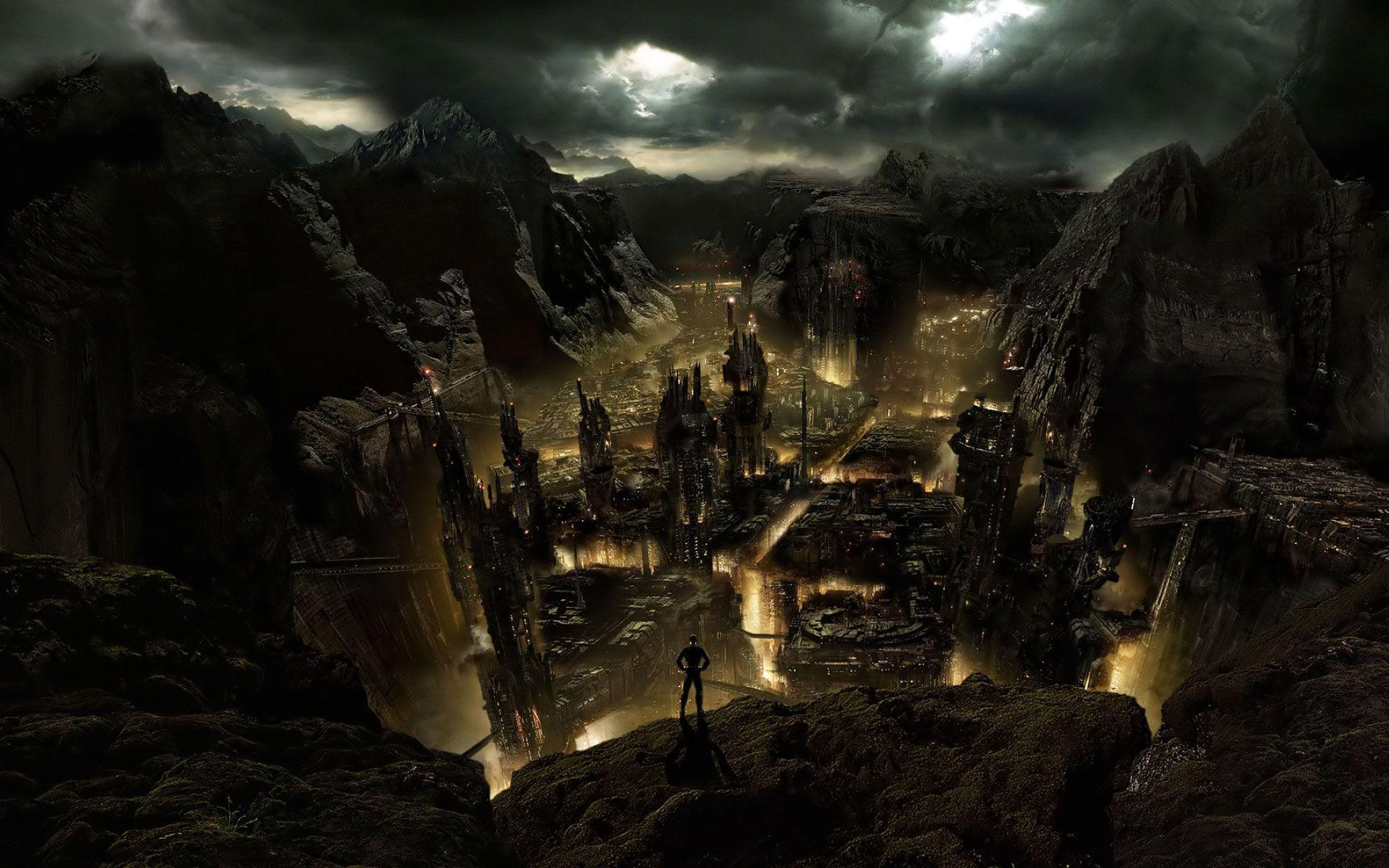 Desktop Wallpaper · Gallery · 3D Art · Fantasy City. Free