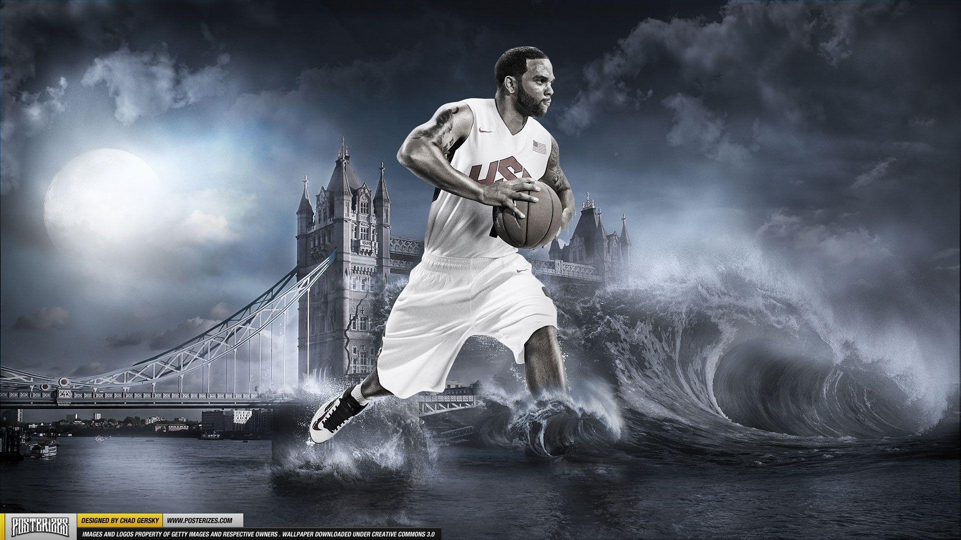 Deron Williams Olympics 2012 1920×1080 Wallpaper. Basketball