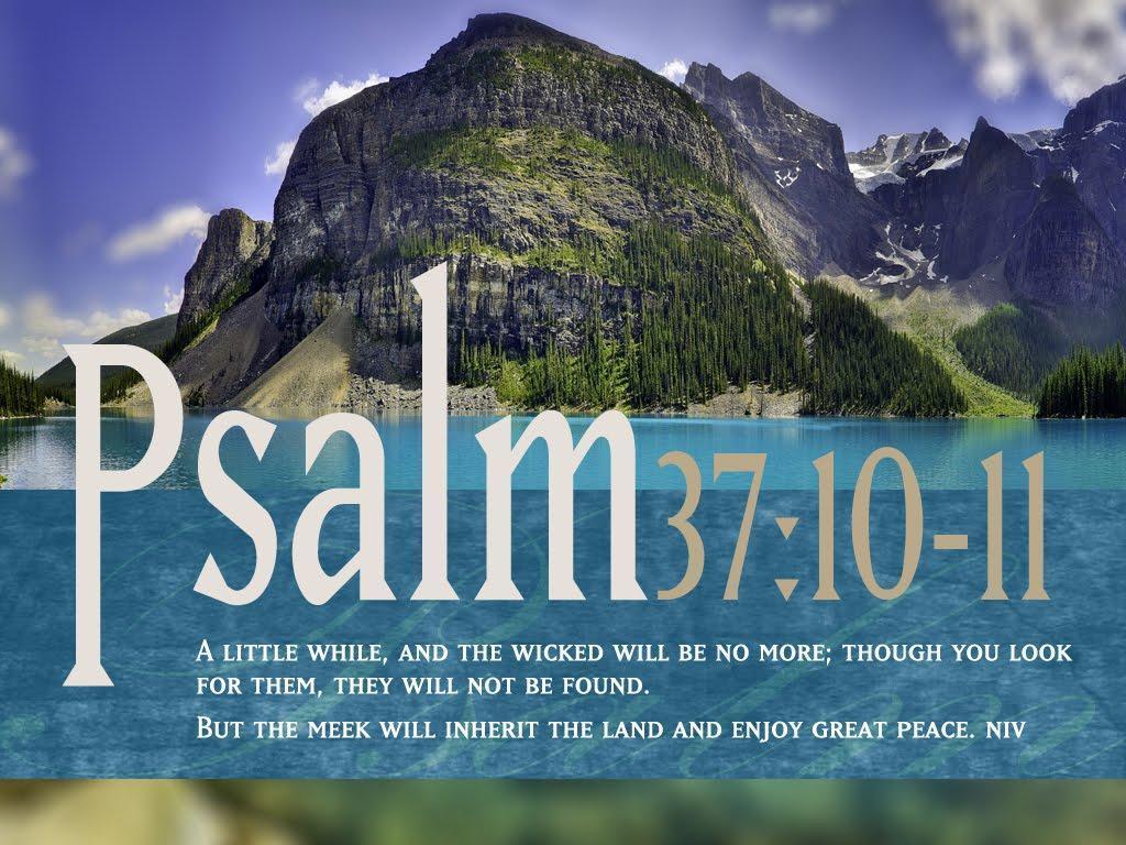 Psalm 37:10 11 And Prosperity Wallpaper
