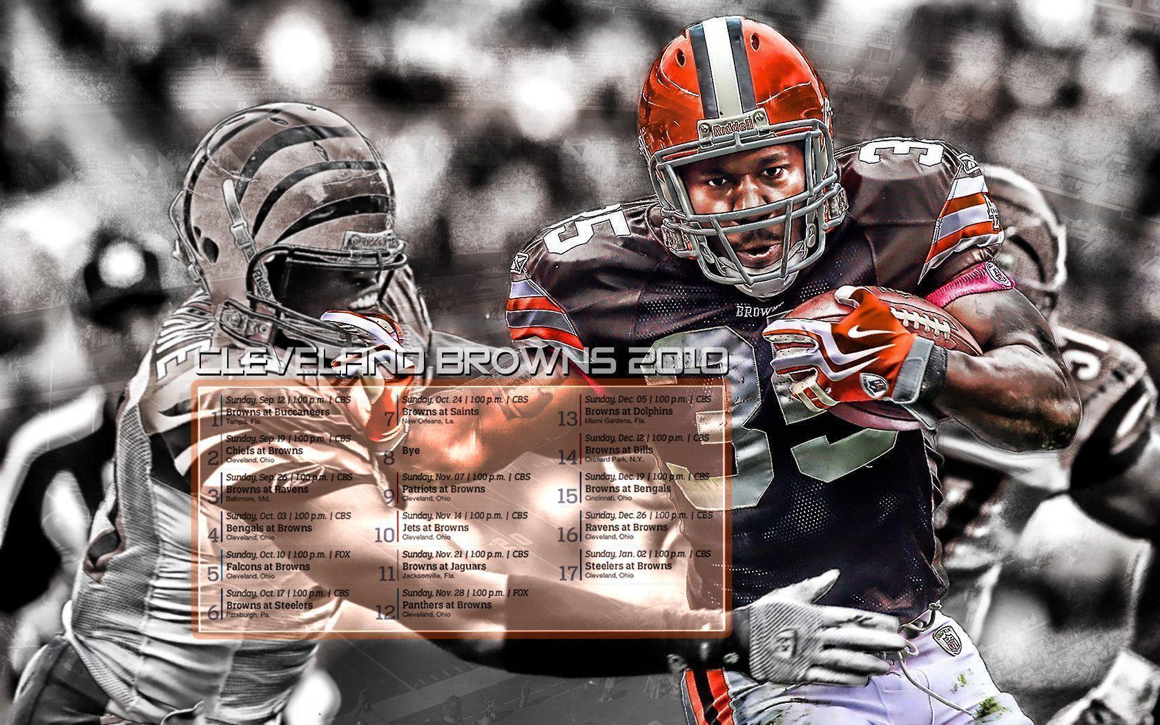 Browns wallpapers w/ schedule