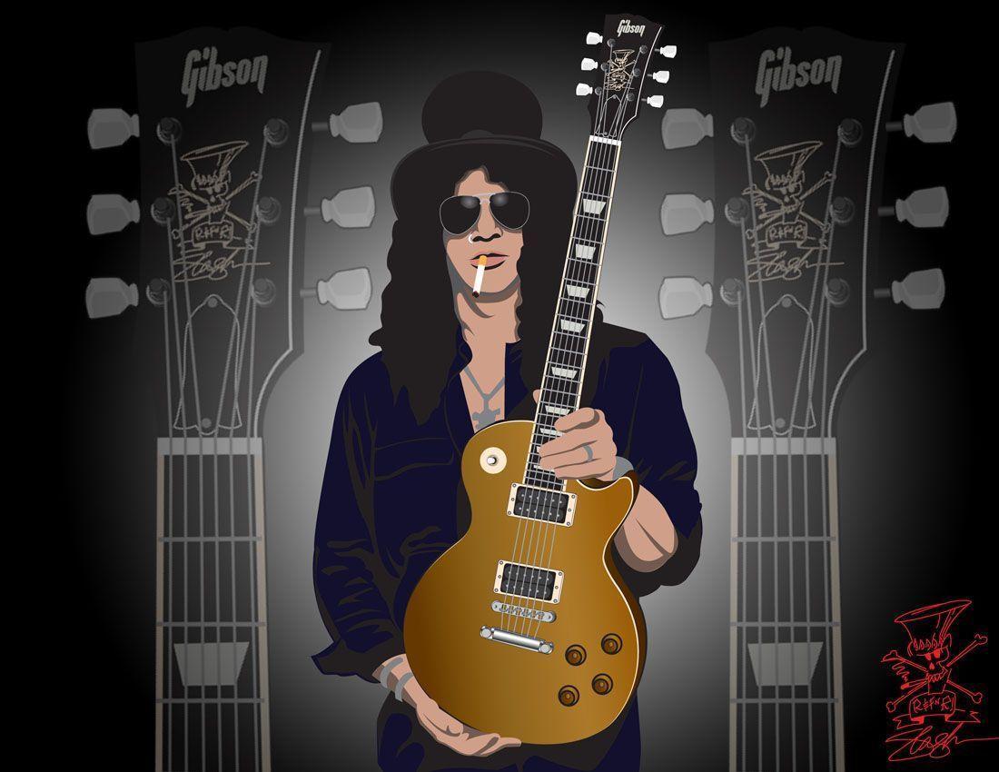Pix For > Slash Guitar Gibson