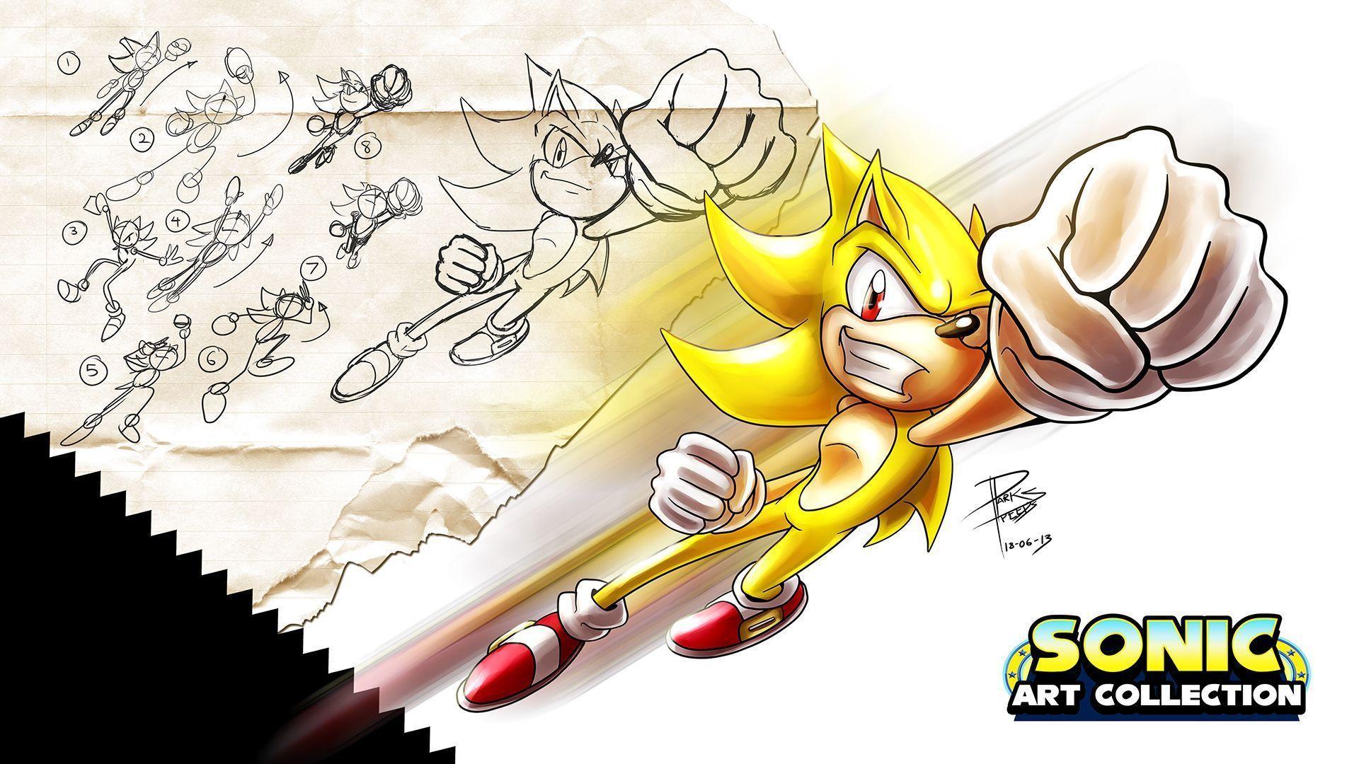 Sonic Art Collection (SUPERSONIC WALLPAPER)
