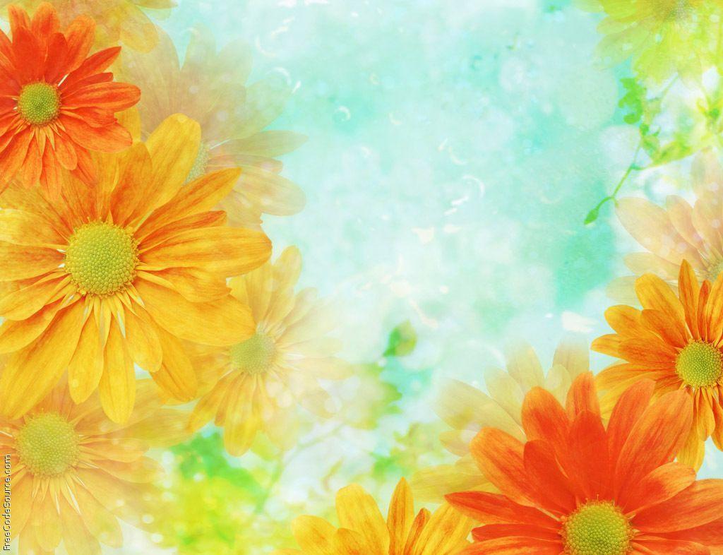 Yellow Flowers Formspring Background, Yellow Flowers Formspring