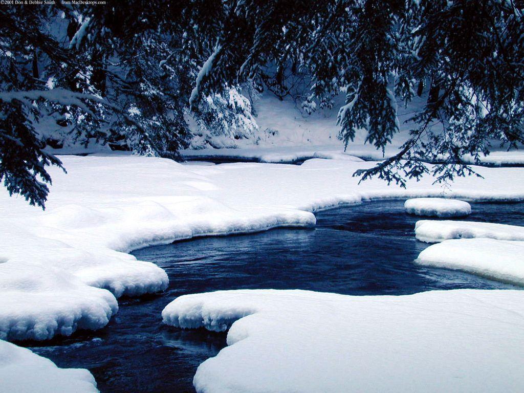 Winter River Background Picture Wallpaper. maswallpaper