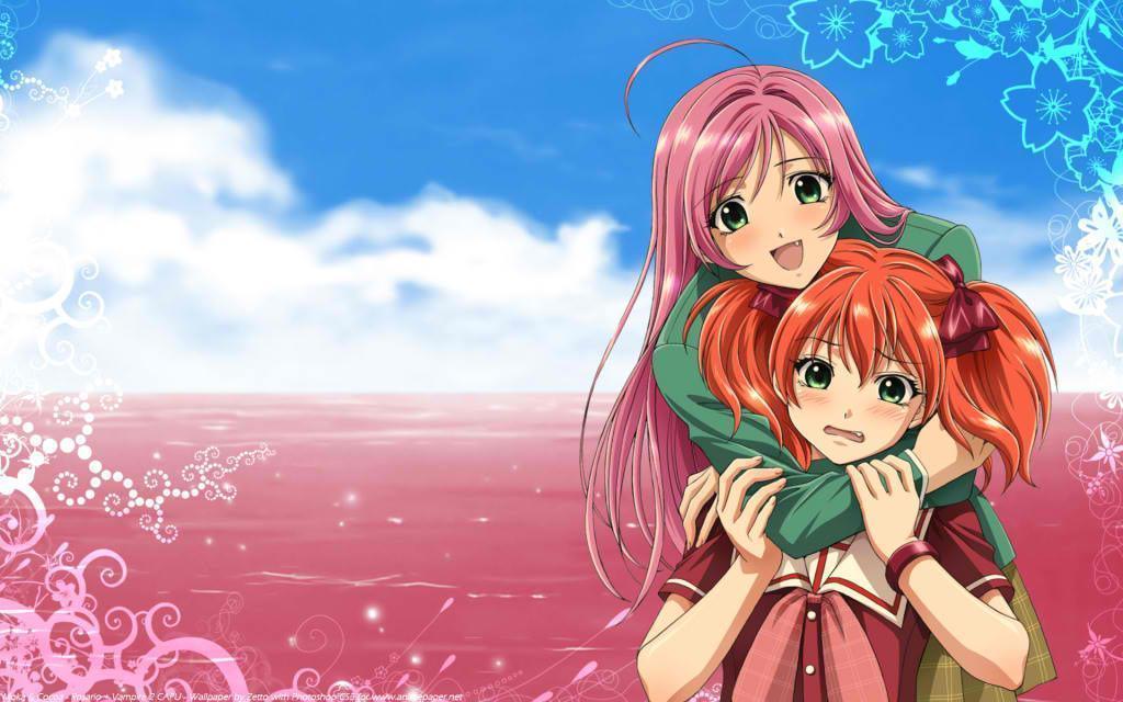 Moka Hugging Kokoa Moka Wallpaper