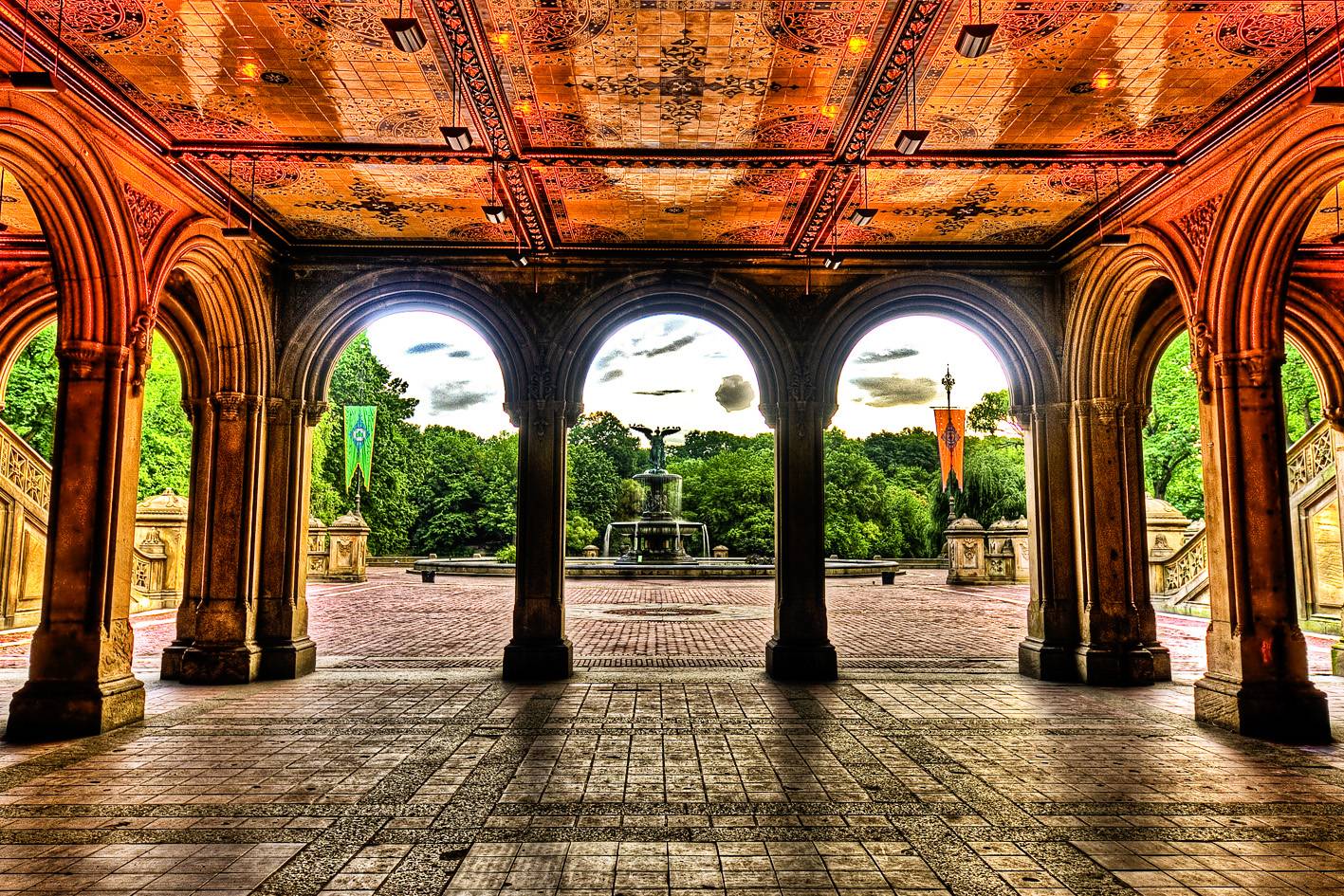 Bethesda fountain and the terrace, Central Park