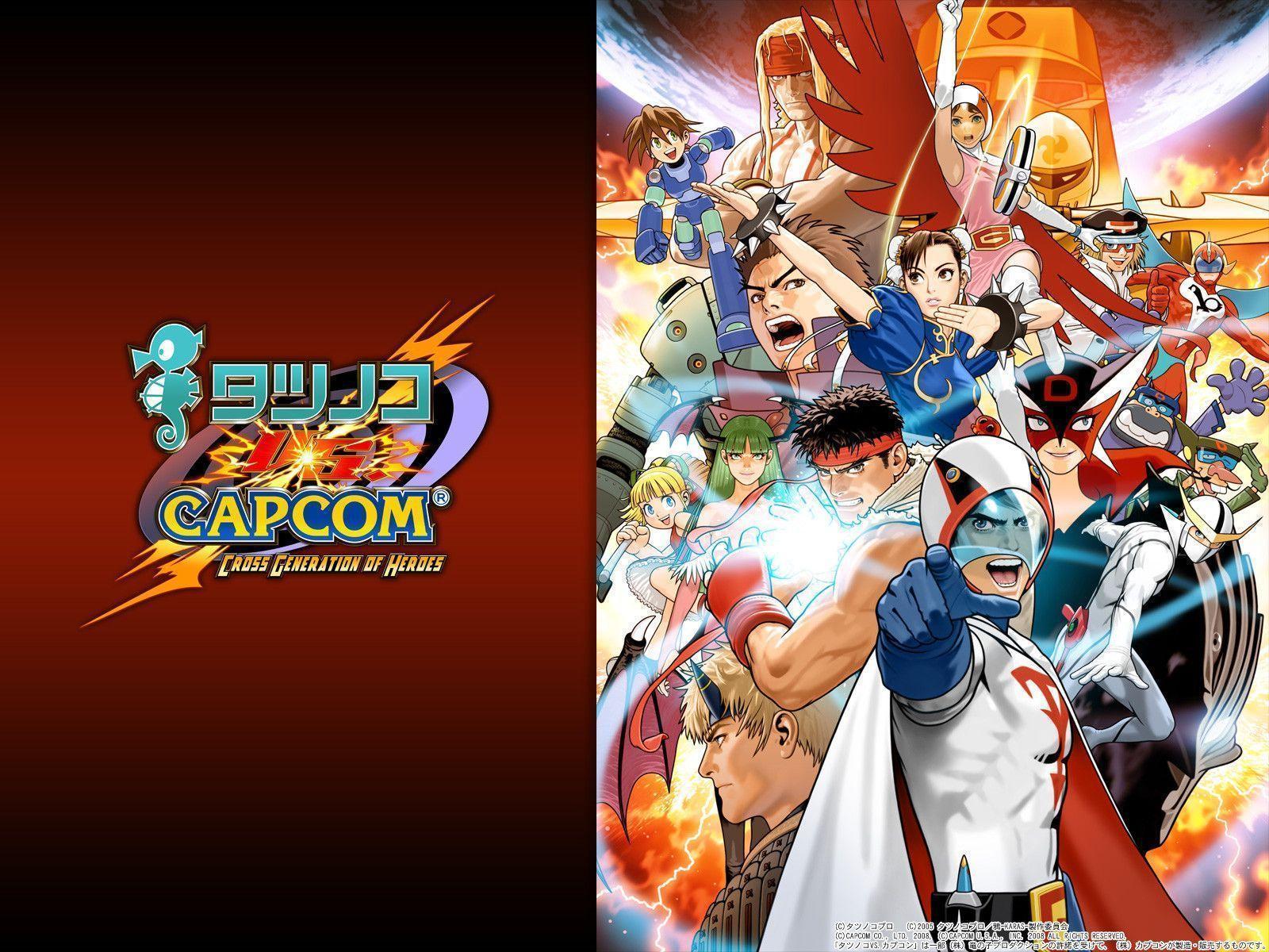 Cross Generation of Heroes Vs. Capcom Wallpaper