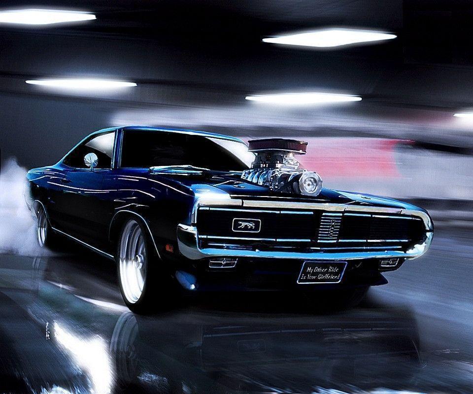 classic muscle car wallpaper
