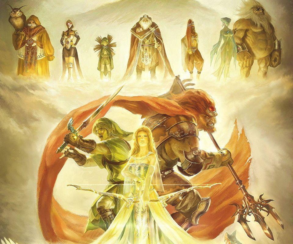 Legend Of Zelda games wallpaper for Apple iPhone 4S 16GB