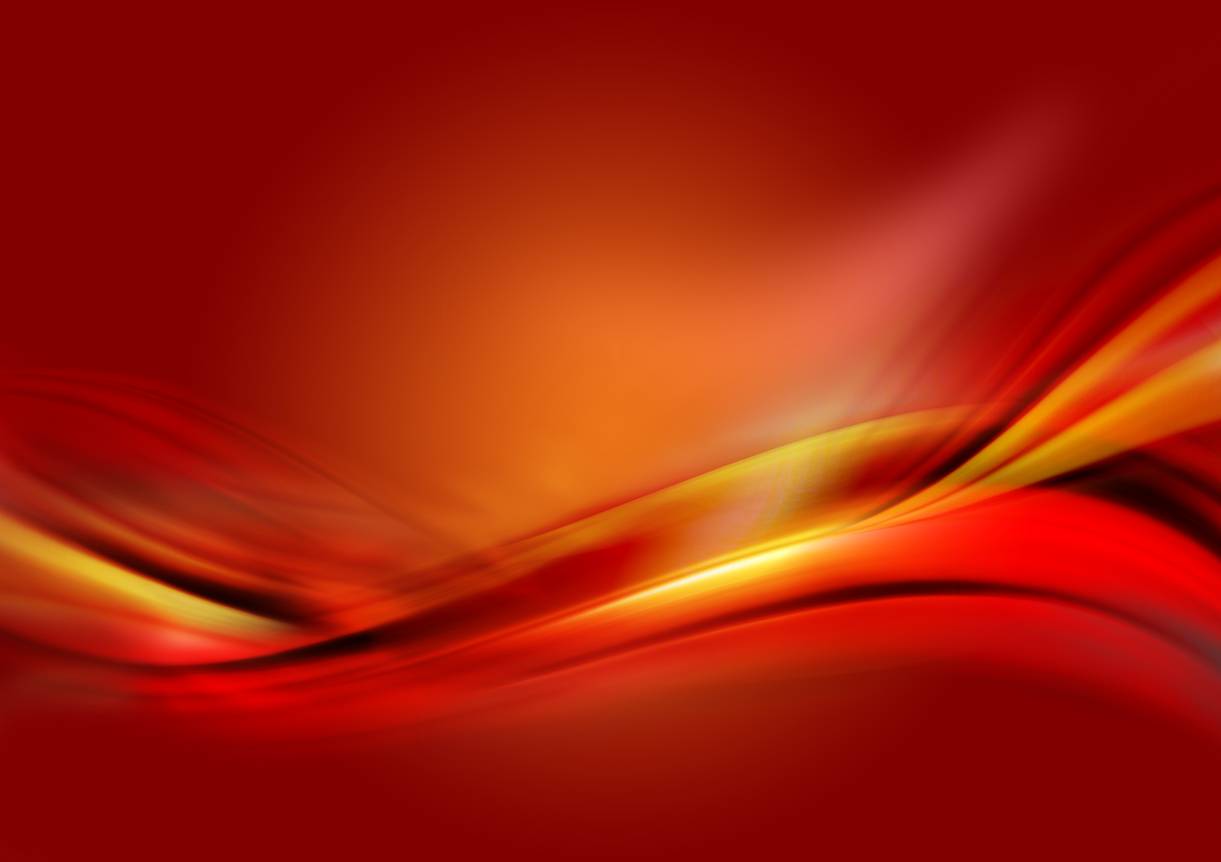 Free Abstract Red Waves Background For PowerPoint