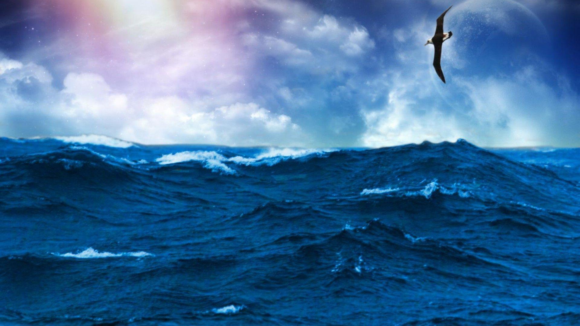 Photo Manipulation HD Water Sea Wallpaper